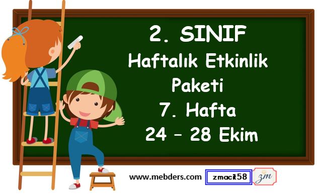 2. Sınıf 7. Hafta Etkinlik Paketi (24- 28 Ekim)